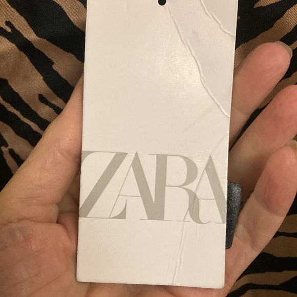 NWT Zara Animal Print Crop Top - Picture 3 of 6